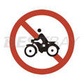 交通标识牌（禁止摩托车）