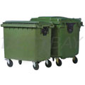 塑料垃圾桶W1235×D1360×H765（660L绿色）