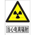 警示類標識（當心電離輻射）