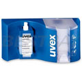 uvex清潔套裝（2包紙巾、1瓶清潔液、1只塑料泵）