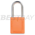 410系列Xenoy橙色工程塑料安全鎖（不同花鑰匙）