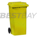 两轮移动垃圾桶W670×D590×H1000（240L黄色）