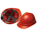 V-GARD红色PE材质PVC吸汗带安全帽