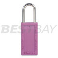 411系列Xenoy紫色工程塑料安全鎖（同花鑰匙/長鎖鉤）